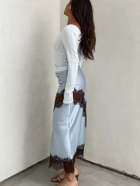 cooled down maxi skirt