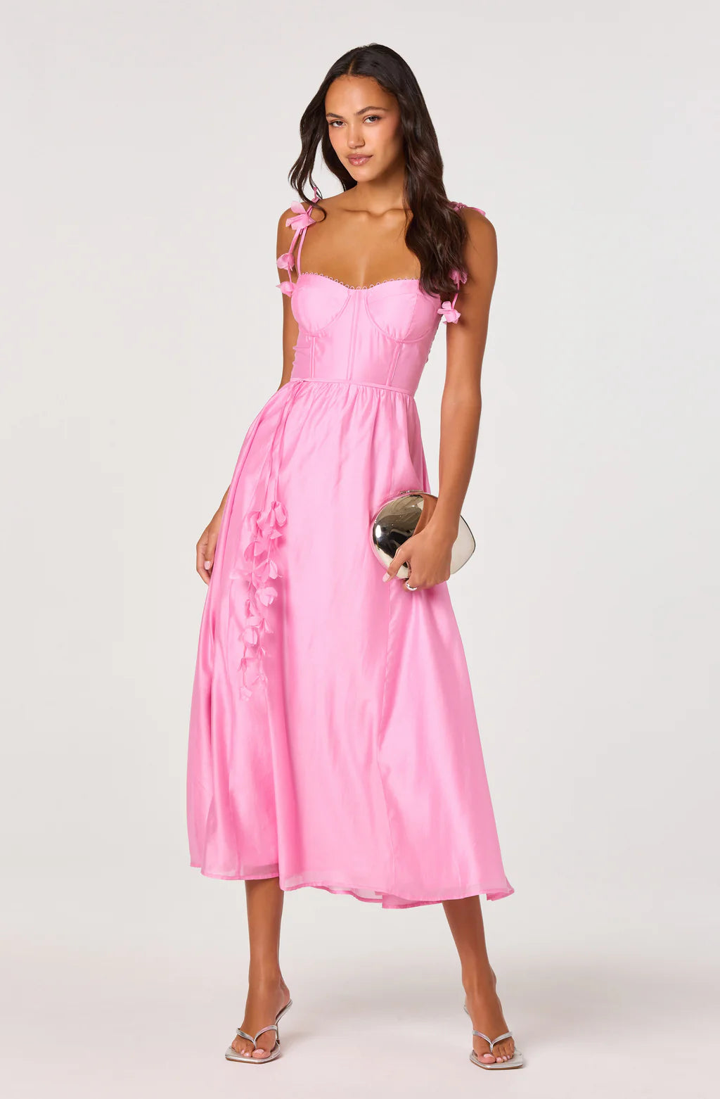 halcyon 3d flower dress