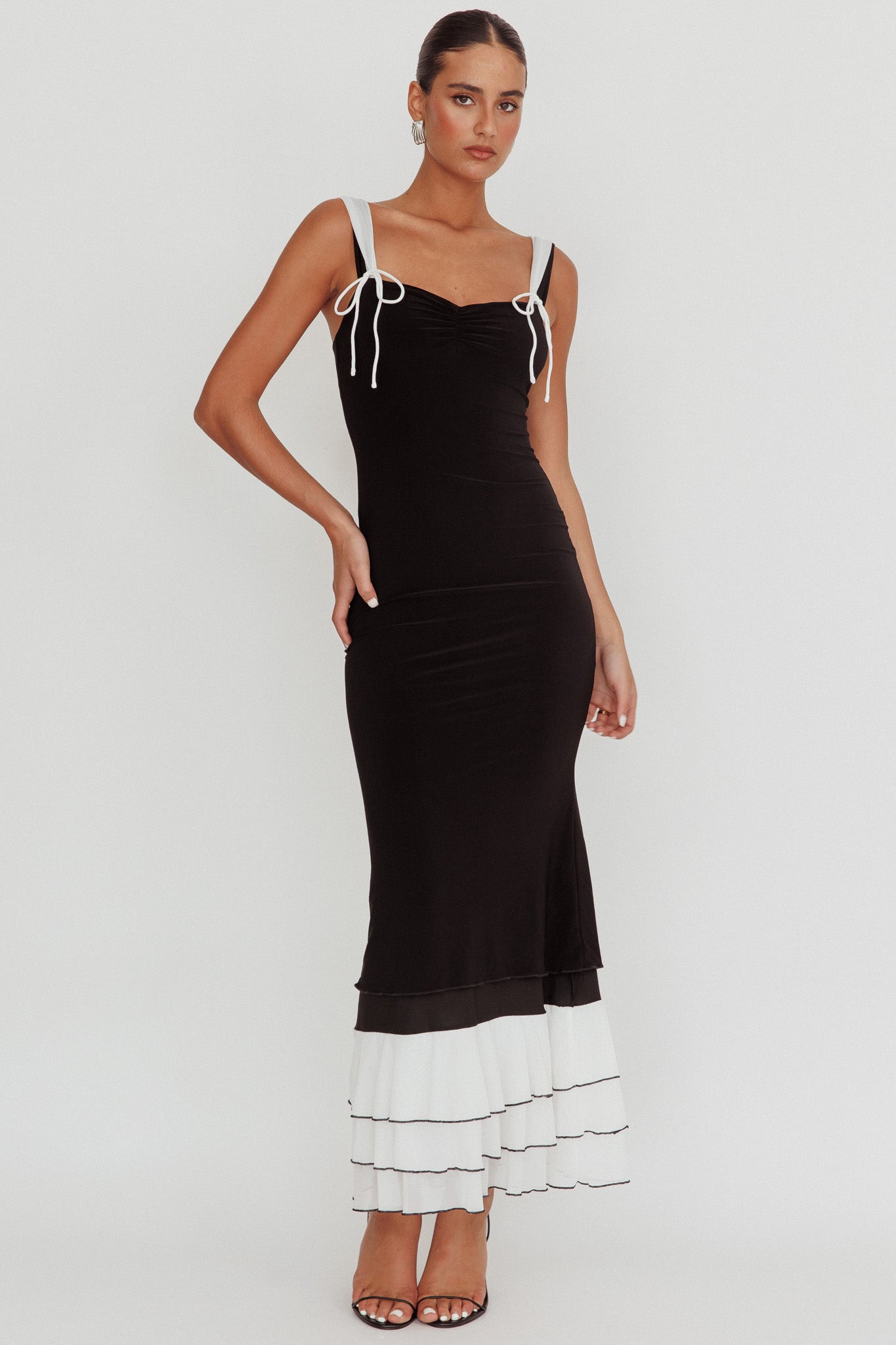 dance emoji maxi dress