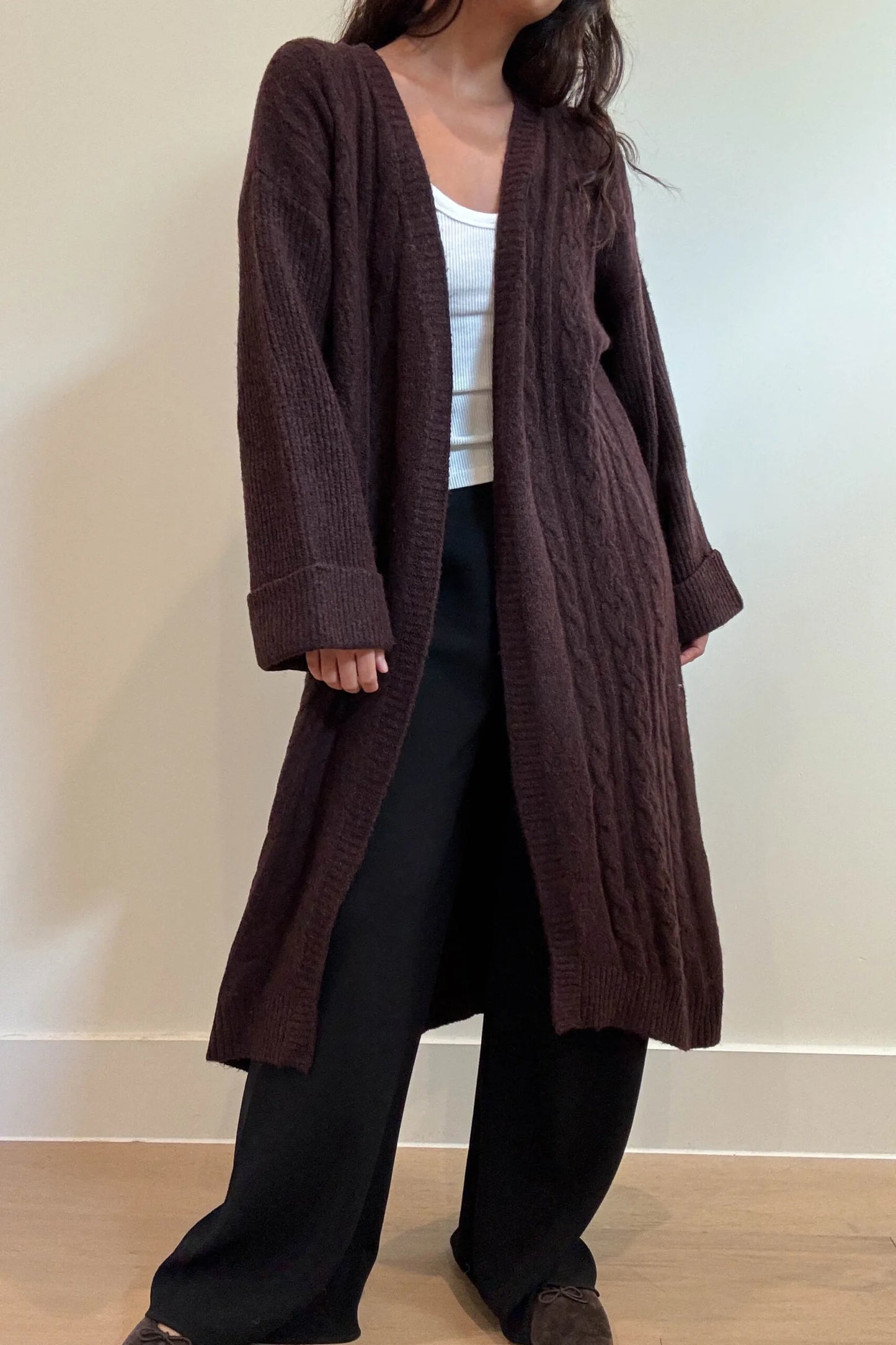 off duty duster cardigan