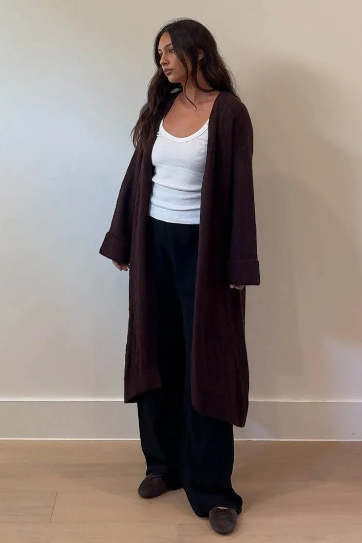off duty duster cardigan