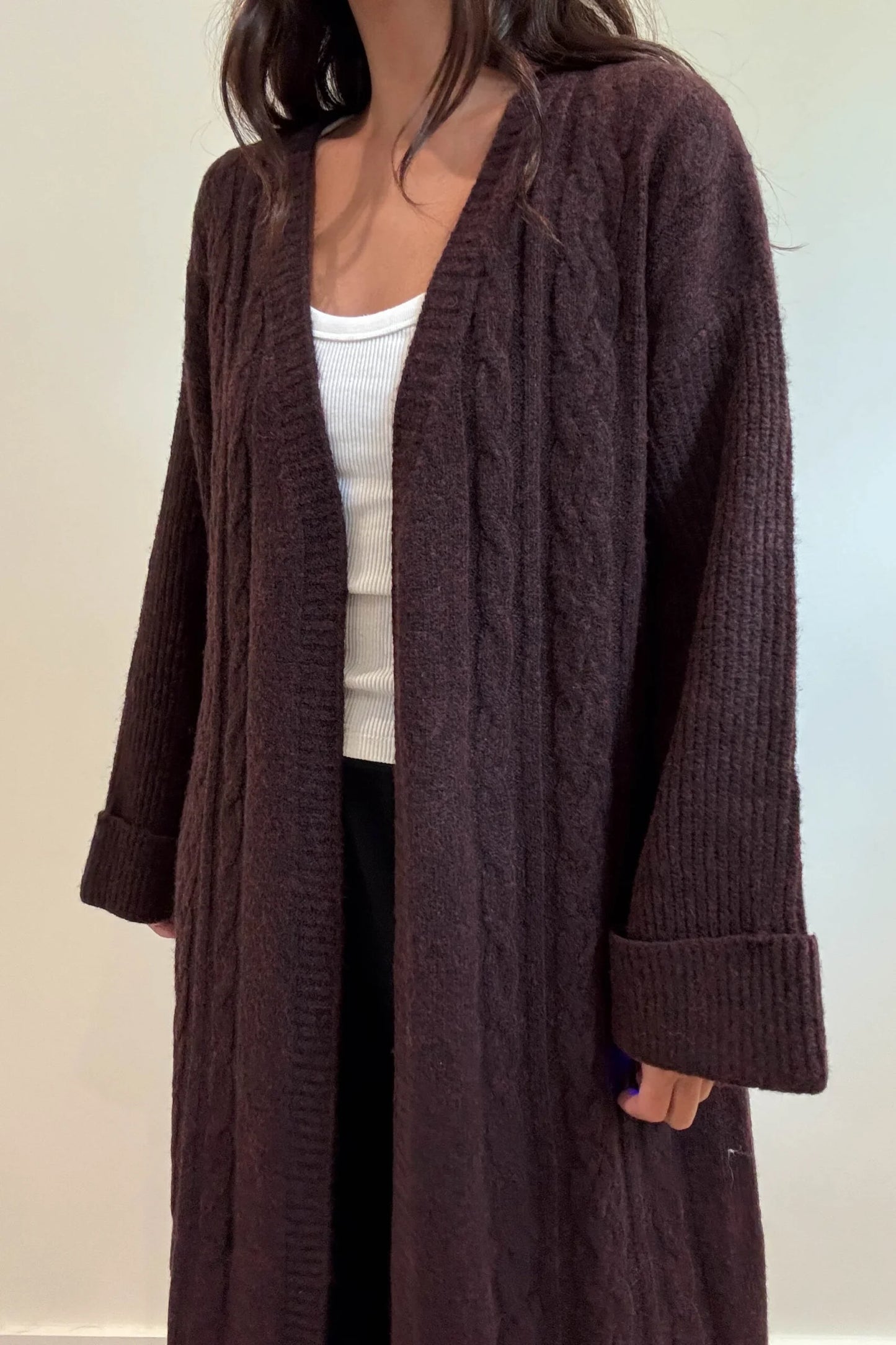 off duty duster cardigan