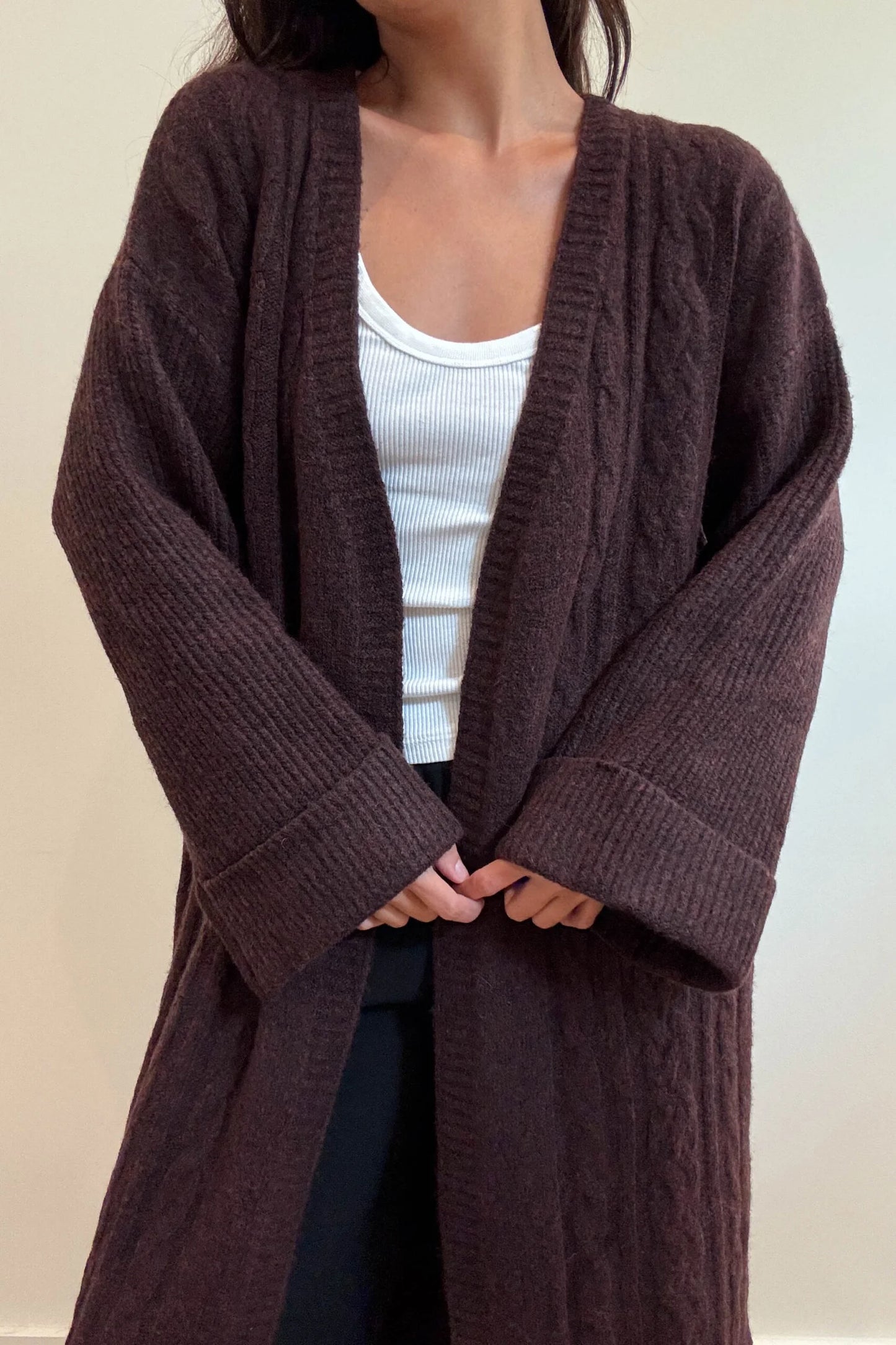 off duty duster cardigan