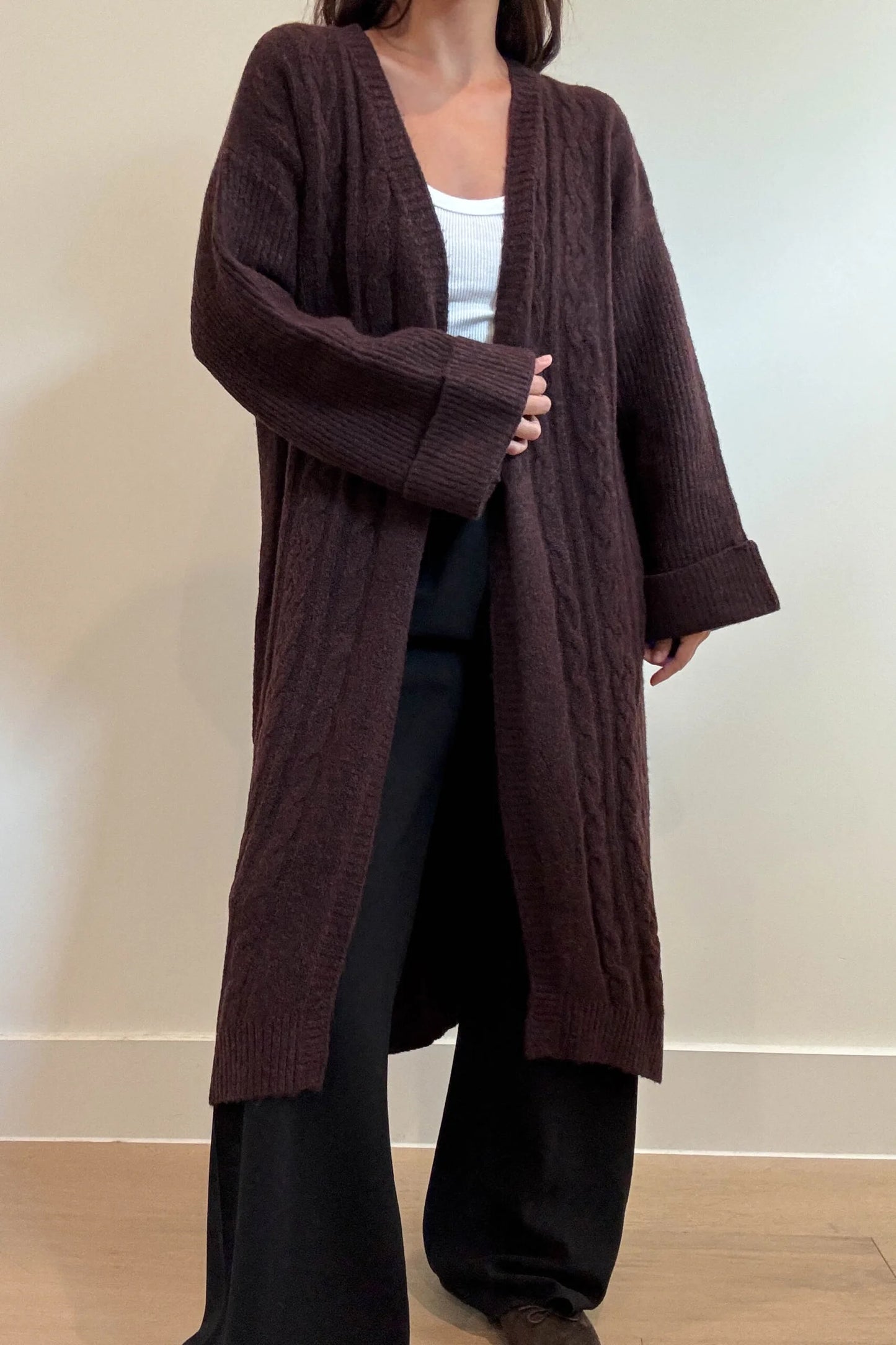 off duty duster cardigan