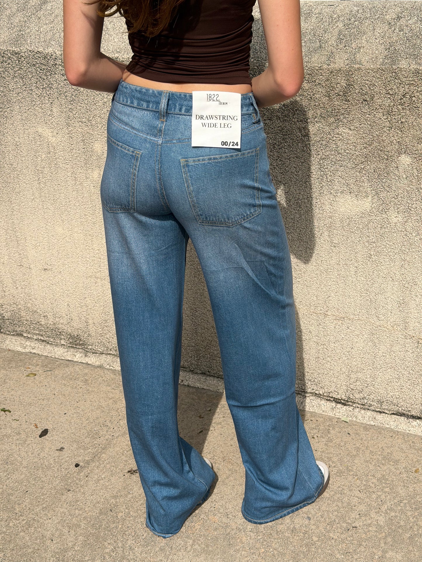 sweatpant jeans w drawstring