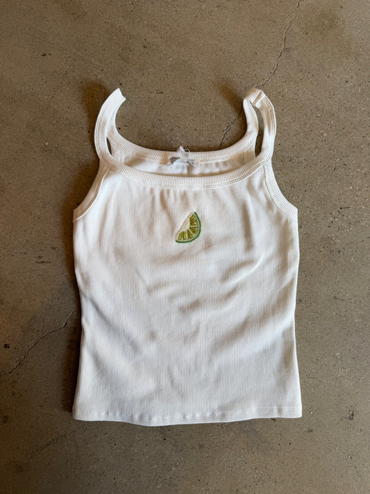 lime beaded tank