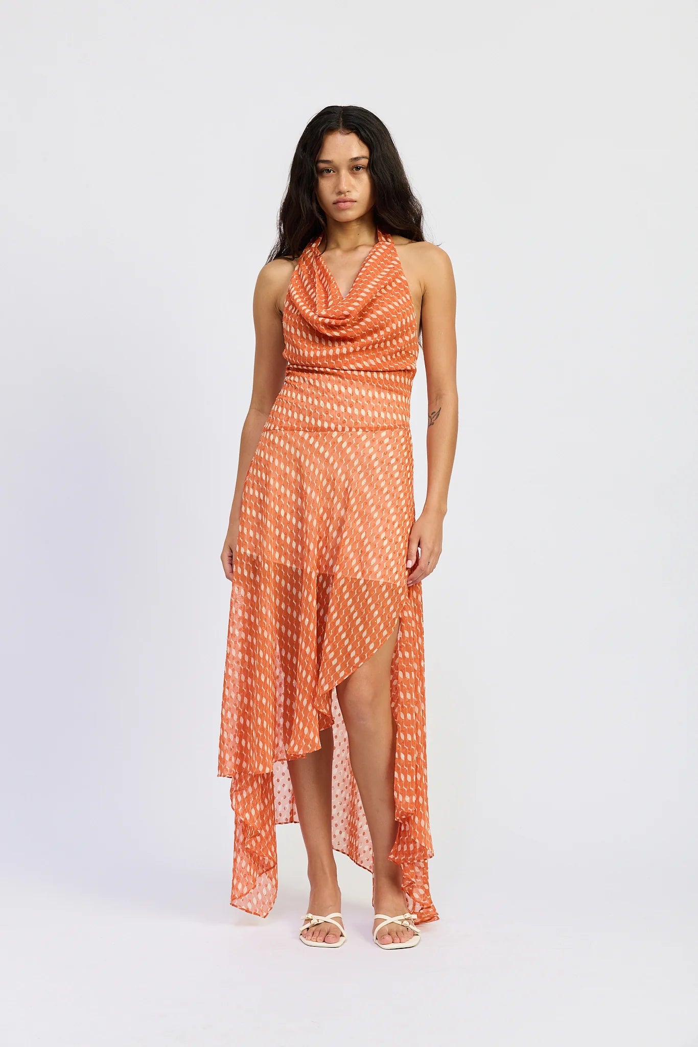 aperol spritz maxi dress