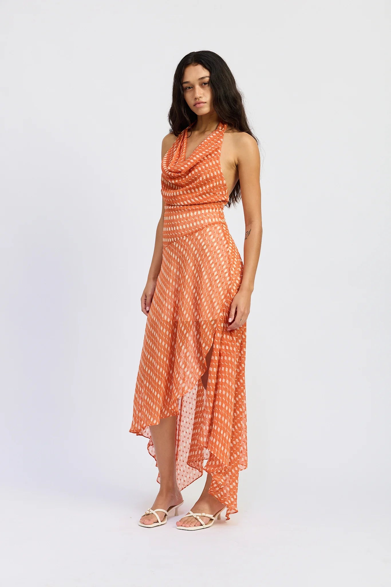 aperol spritz maxi dress