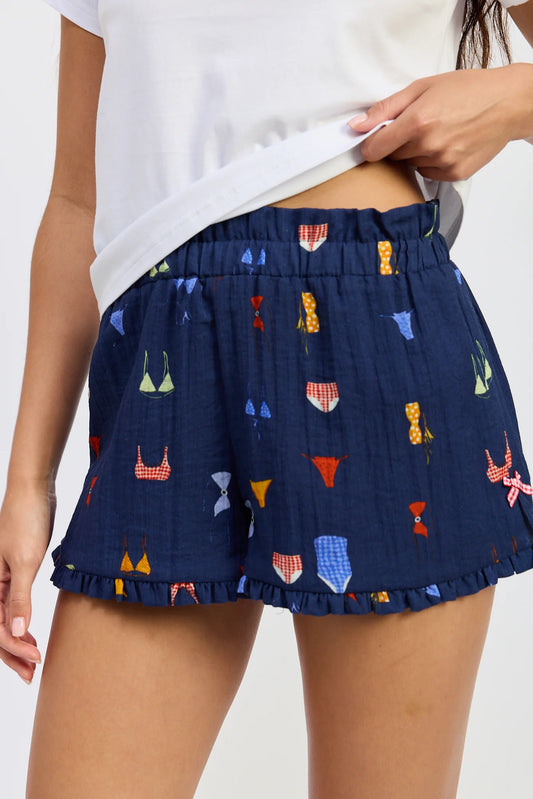 rini printed shorts