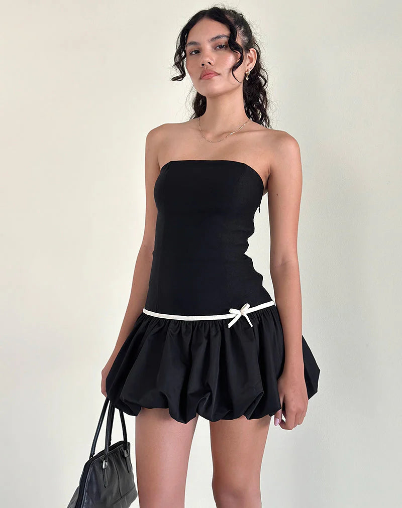 klaita bubble mini dress