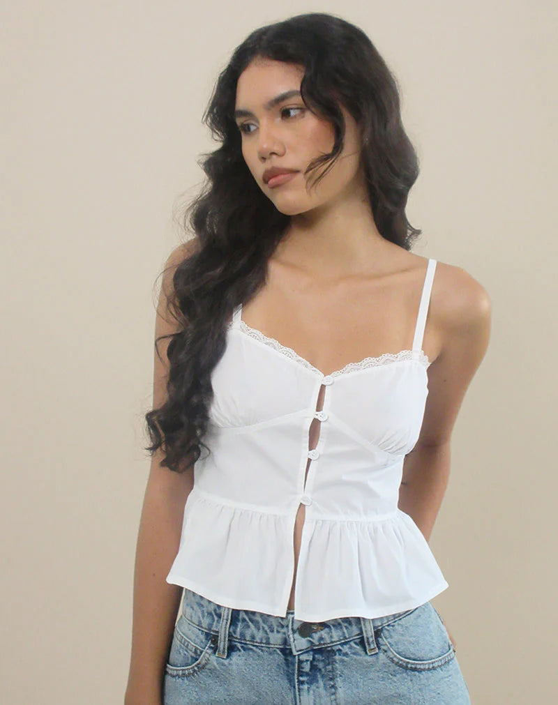 kugy poplin top