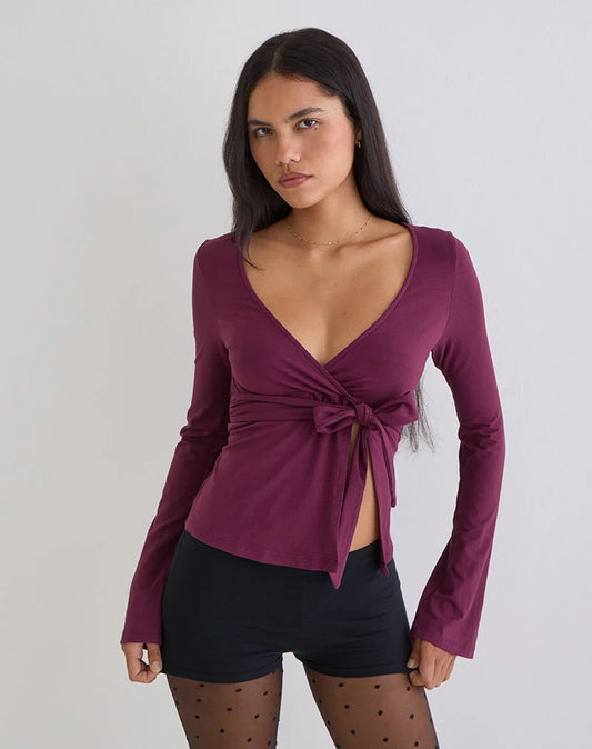 lamae wrap top