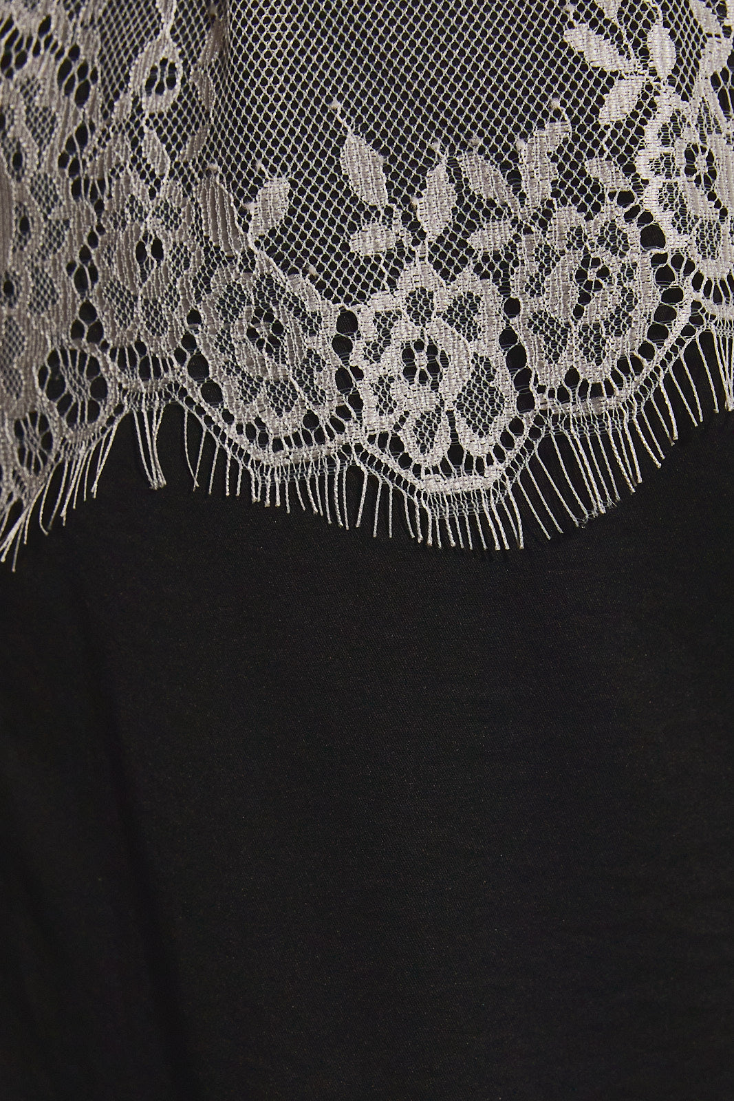 lace overlay pants