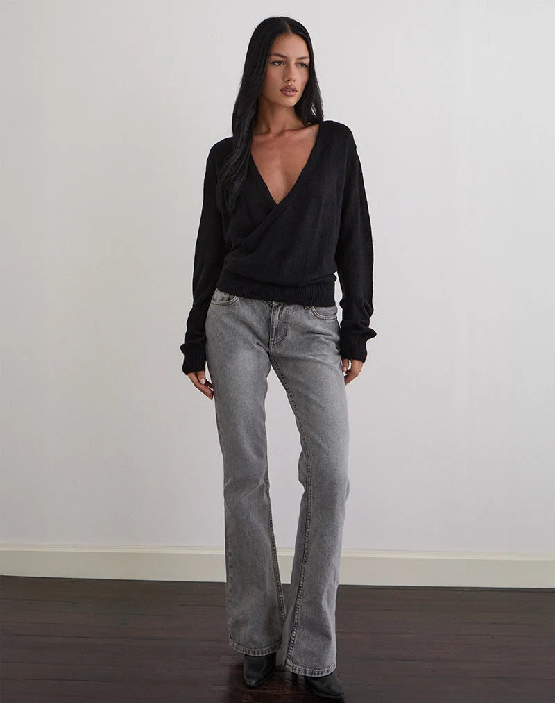 saroya wrap sweater