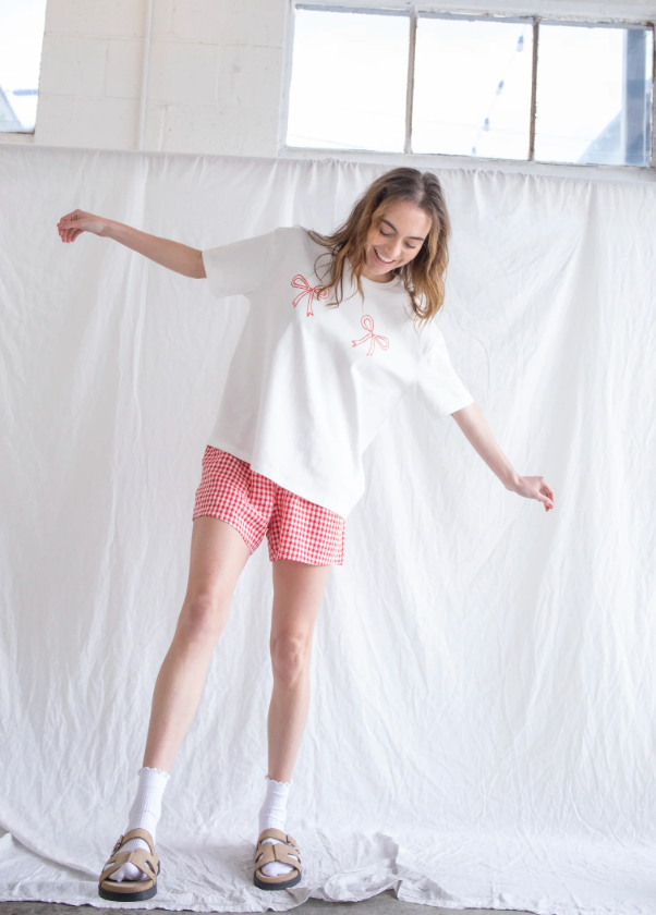 relaxed ribbon tee