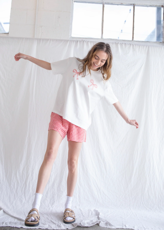 relaxed ribbon tee