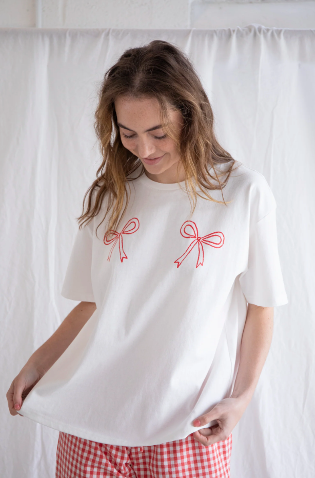 relaxed ribbon tee