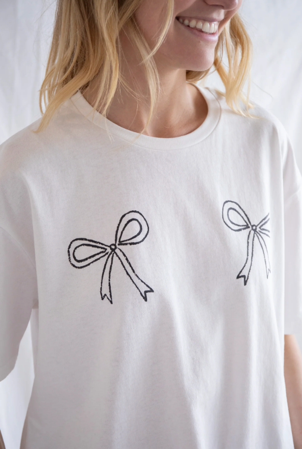 relaxed ribbon tee