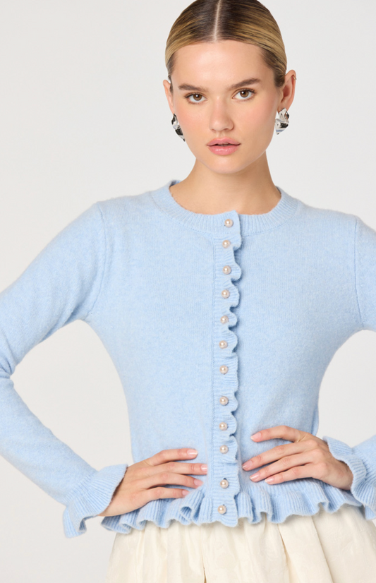 eowyn ruffle cardigan