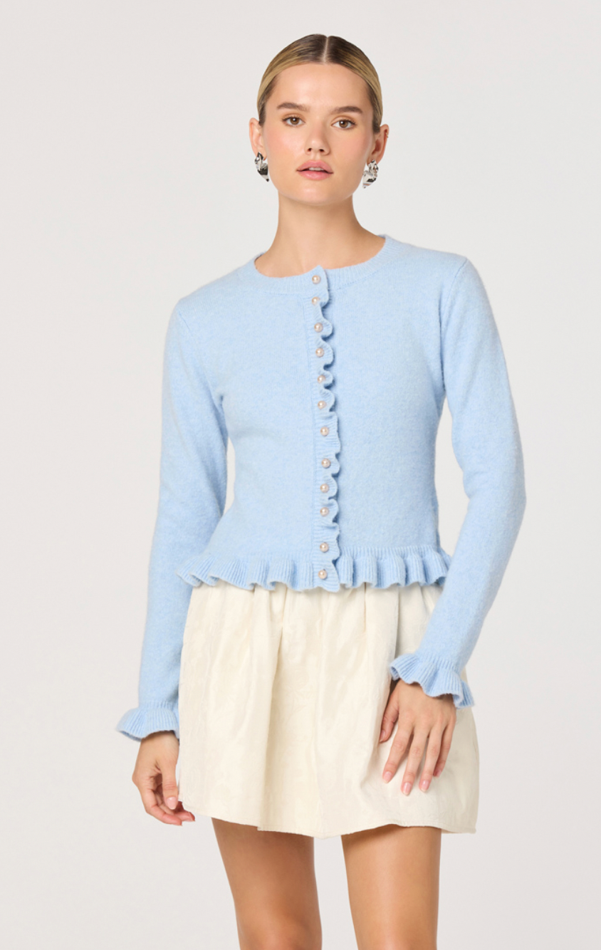 eowyn ruffle cardigan