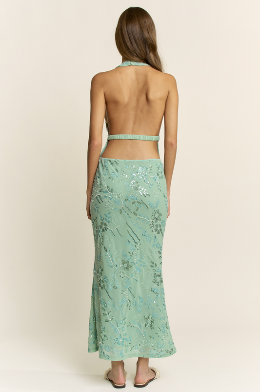 disco daisy maxi skirt
