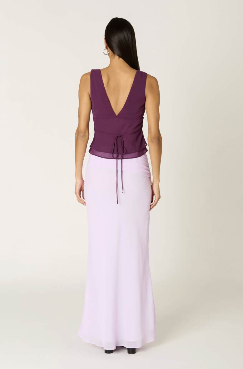 ornella v neck top