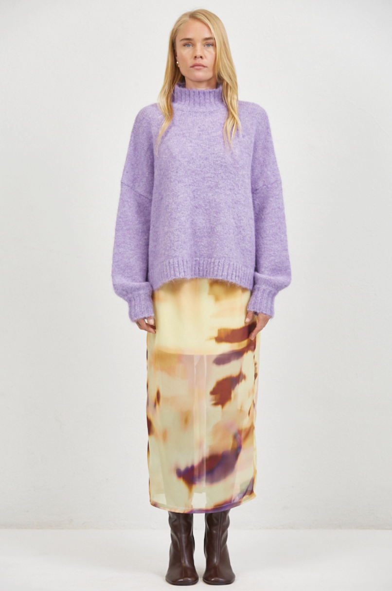 mellie mock neck sweater