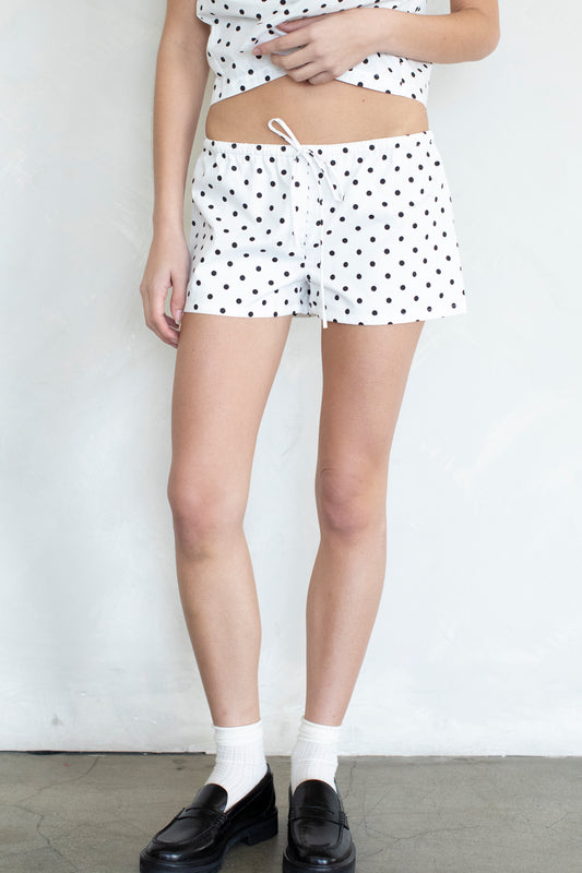 polka dot shorts