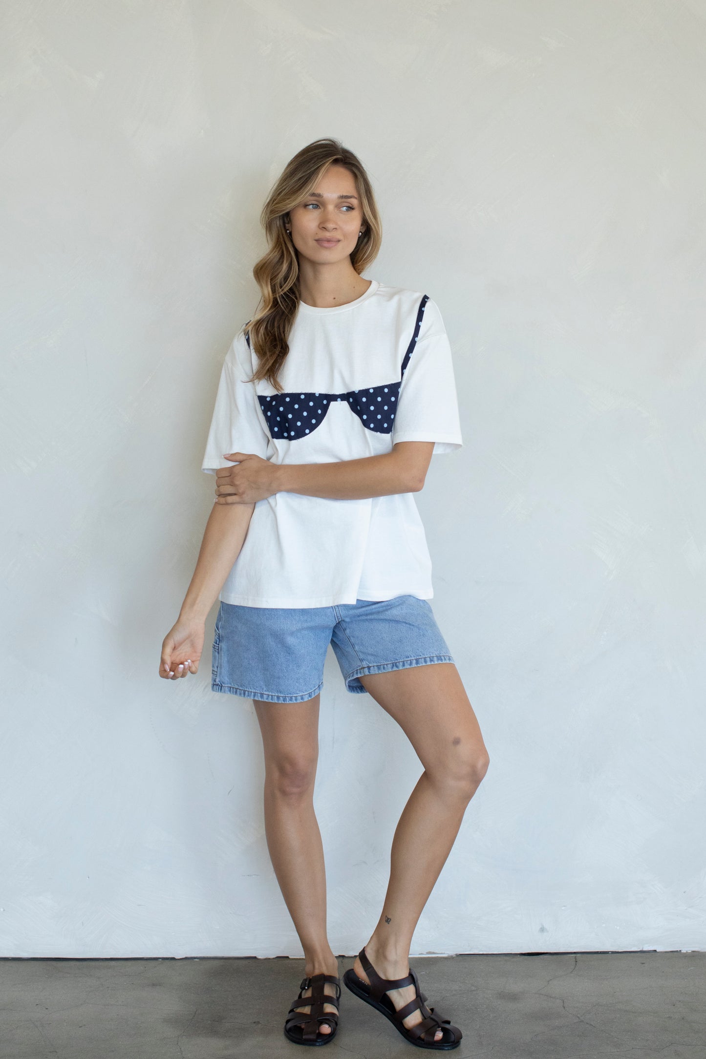 bikini patchwork tshirt