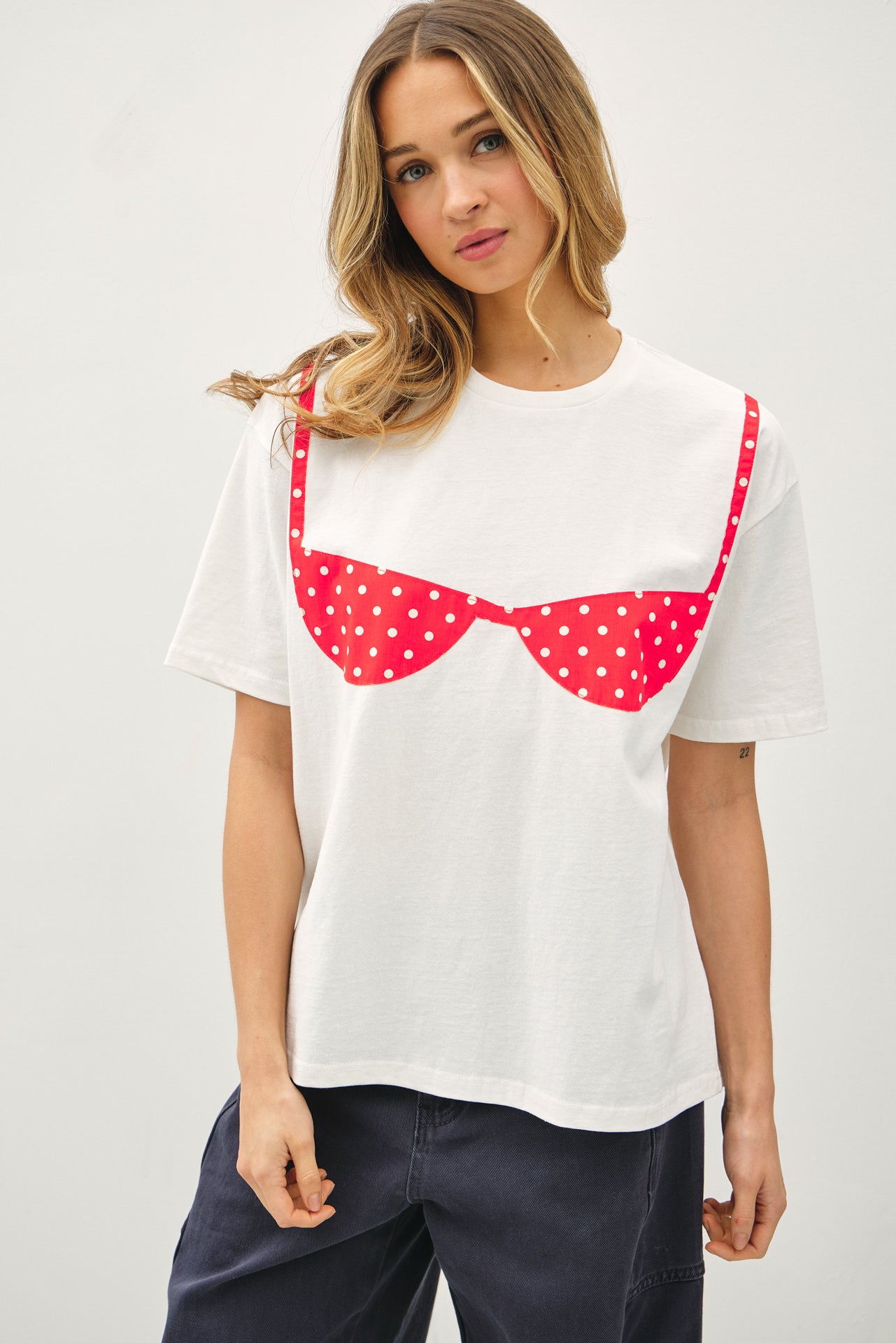 bikini patchwork tshirt