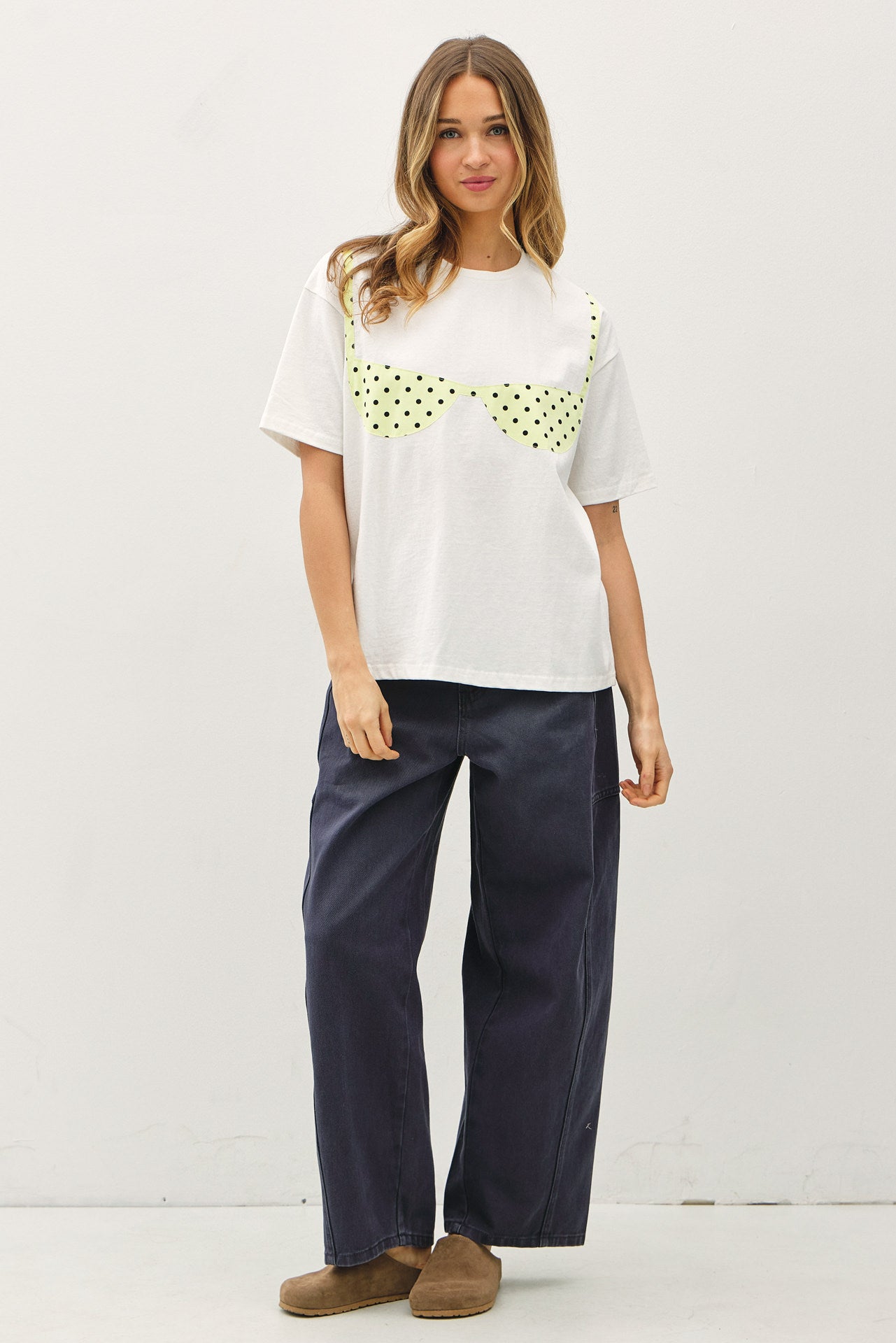 bikini patchwork tshirt