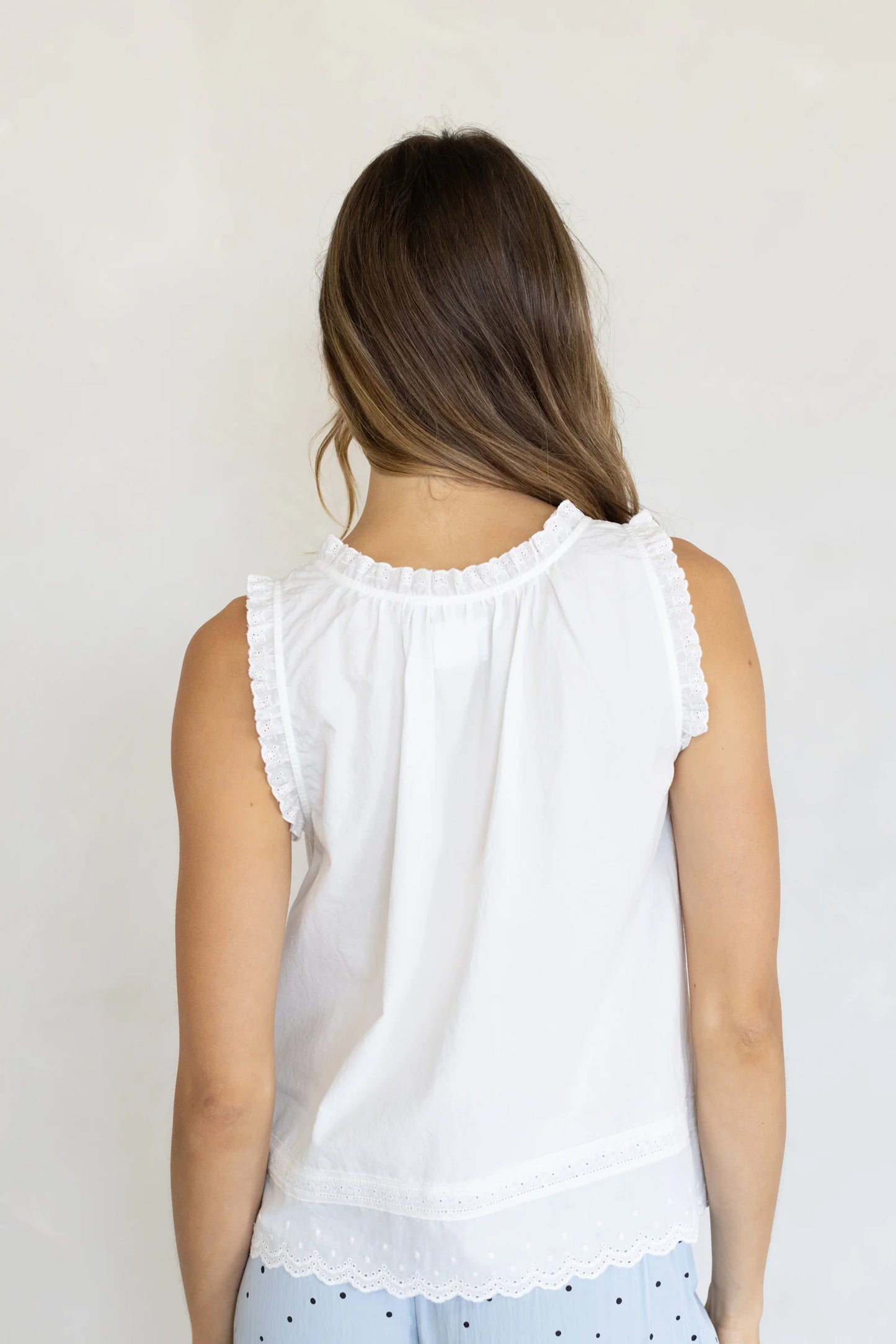 cotton ruffle top