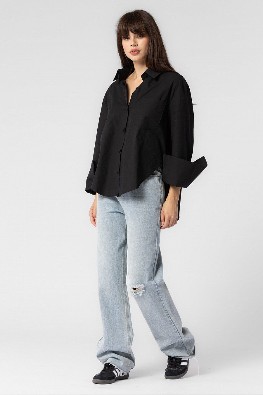 cotton oversized shirt