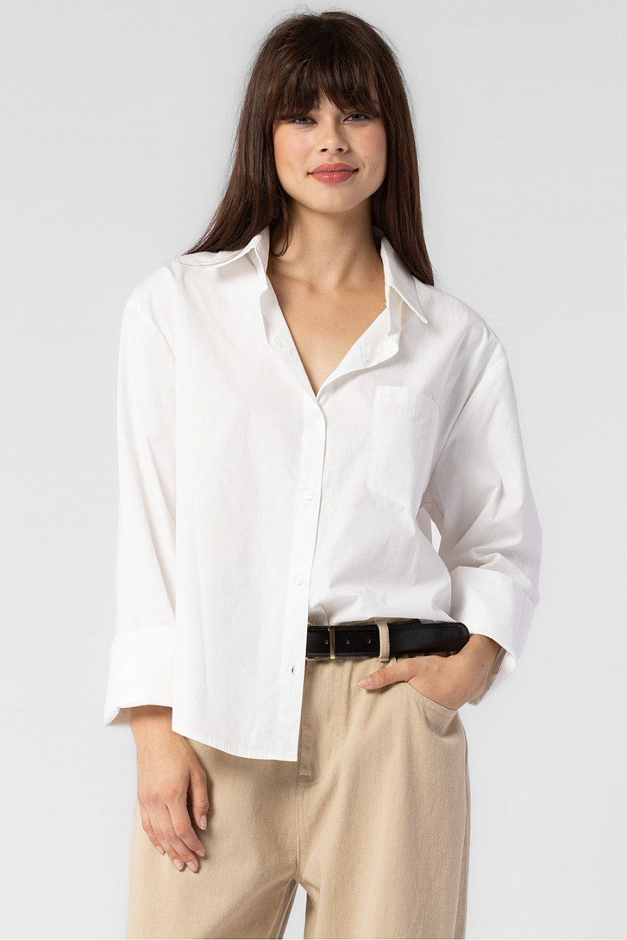 cotton oversized shirt