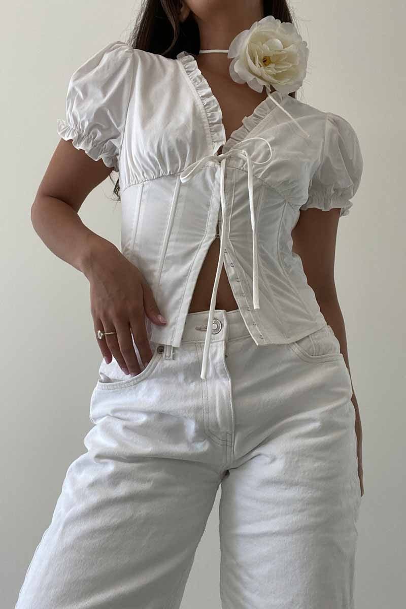 shelly puff sleeve top