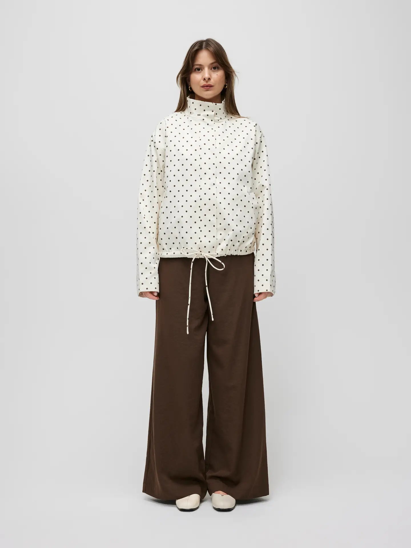 sienna polka dot jacket