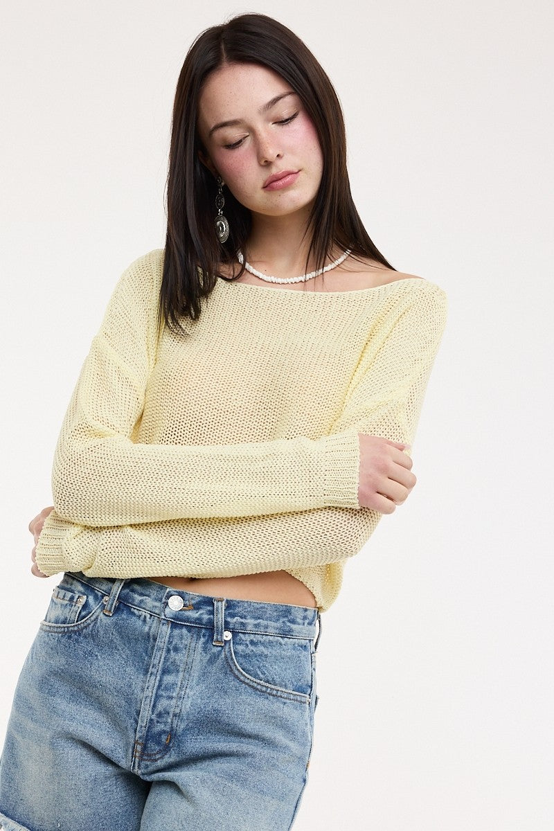 sheer summer sweater