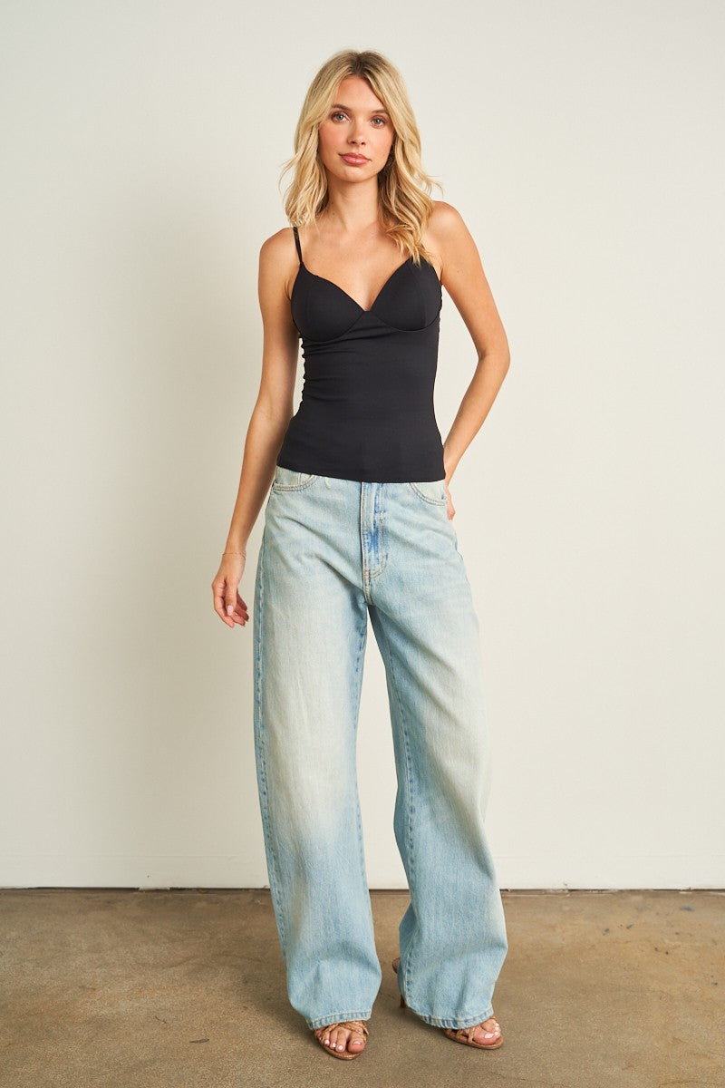 bra mold tank top