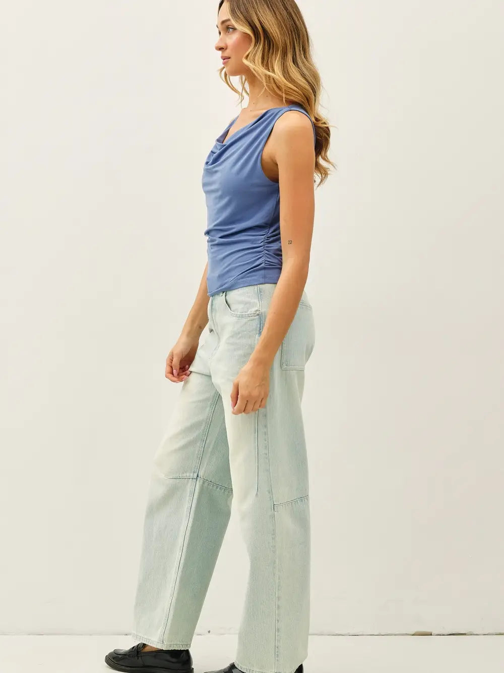 noa cowl neck top