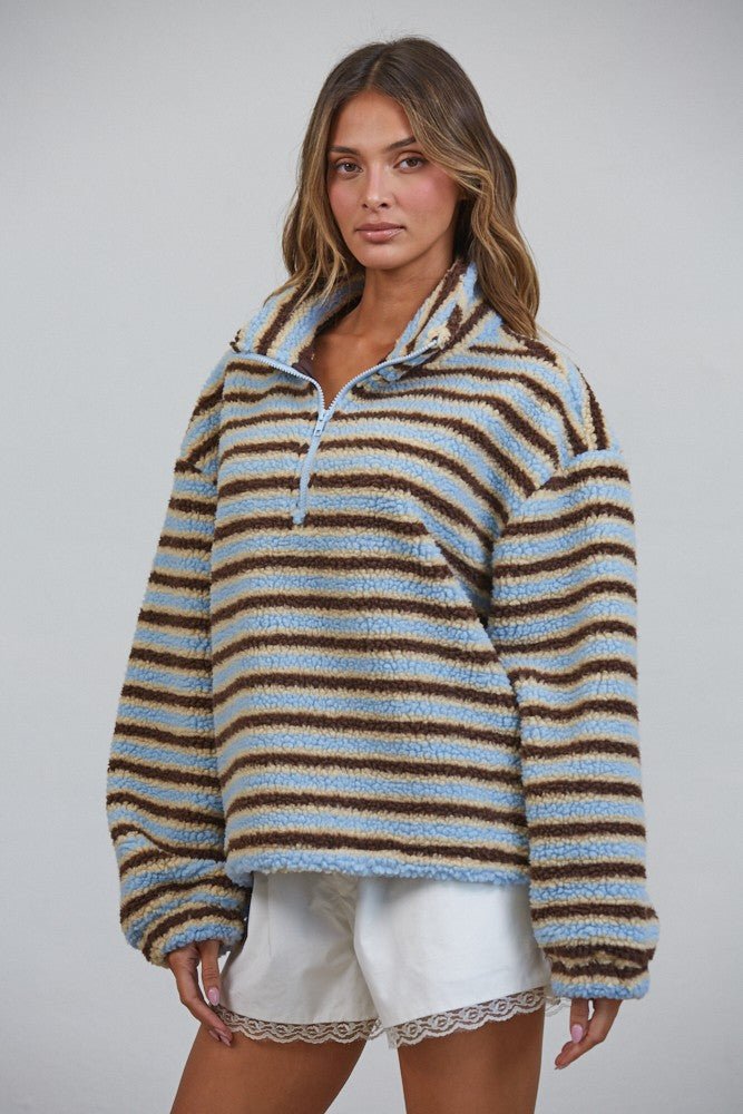 coastal sherpa half zip