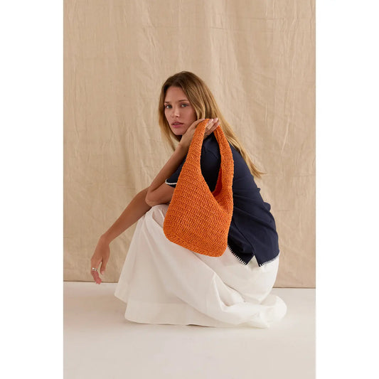 weaved mini tote bag