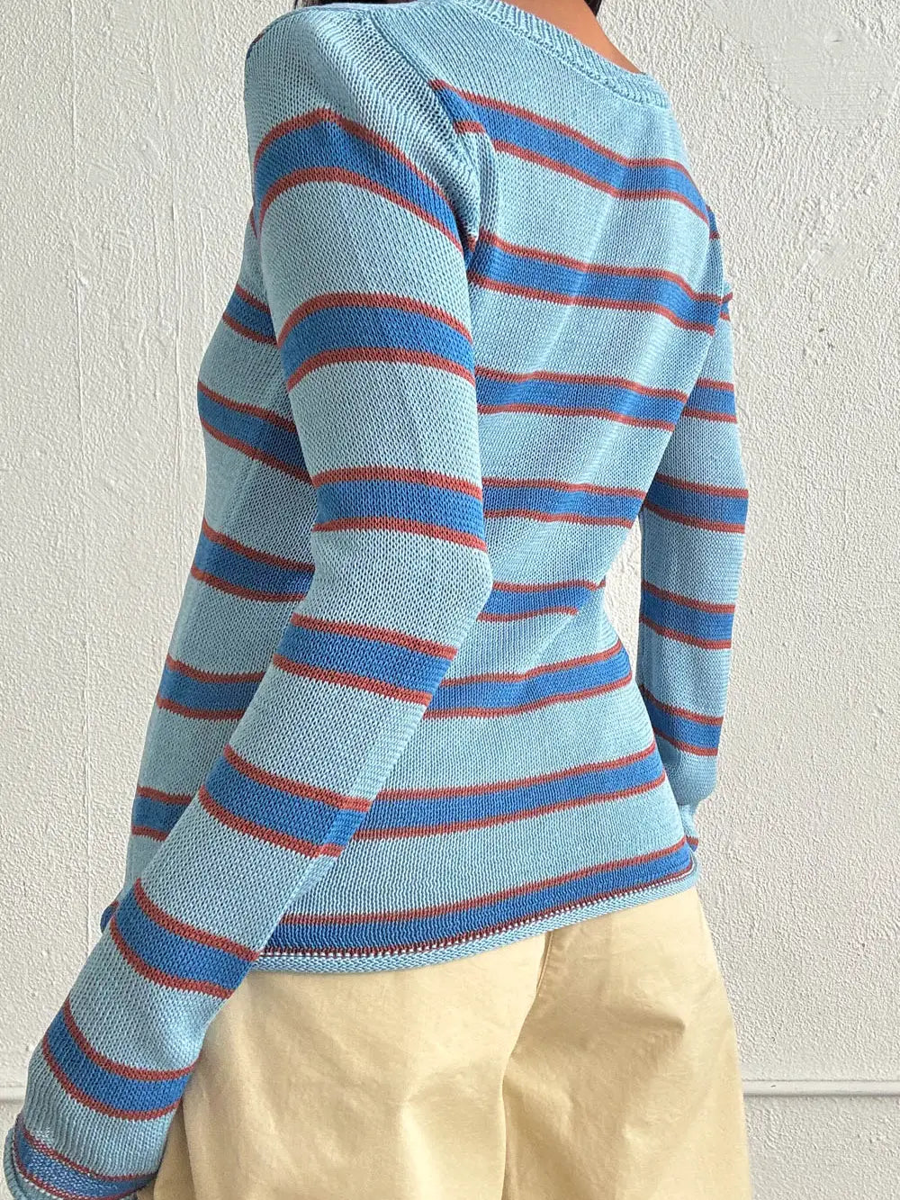 summer blues sweater