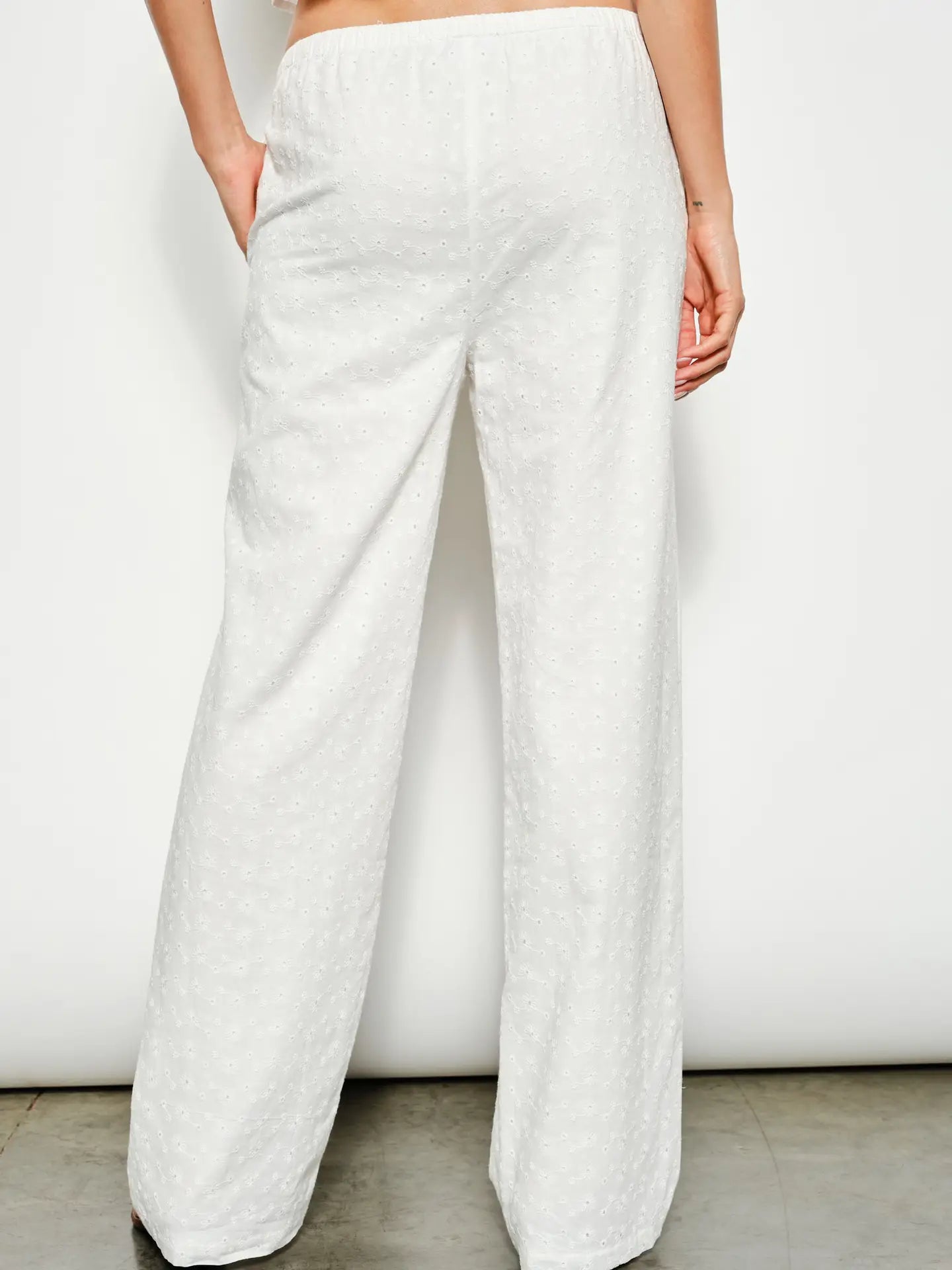 lexi eyelet pant set
