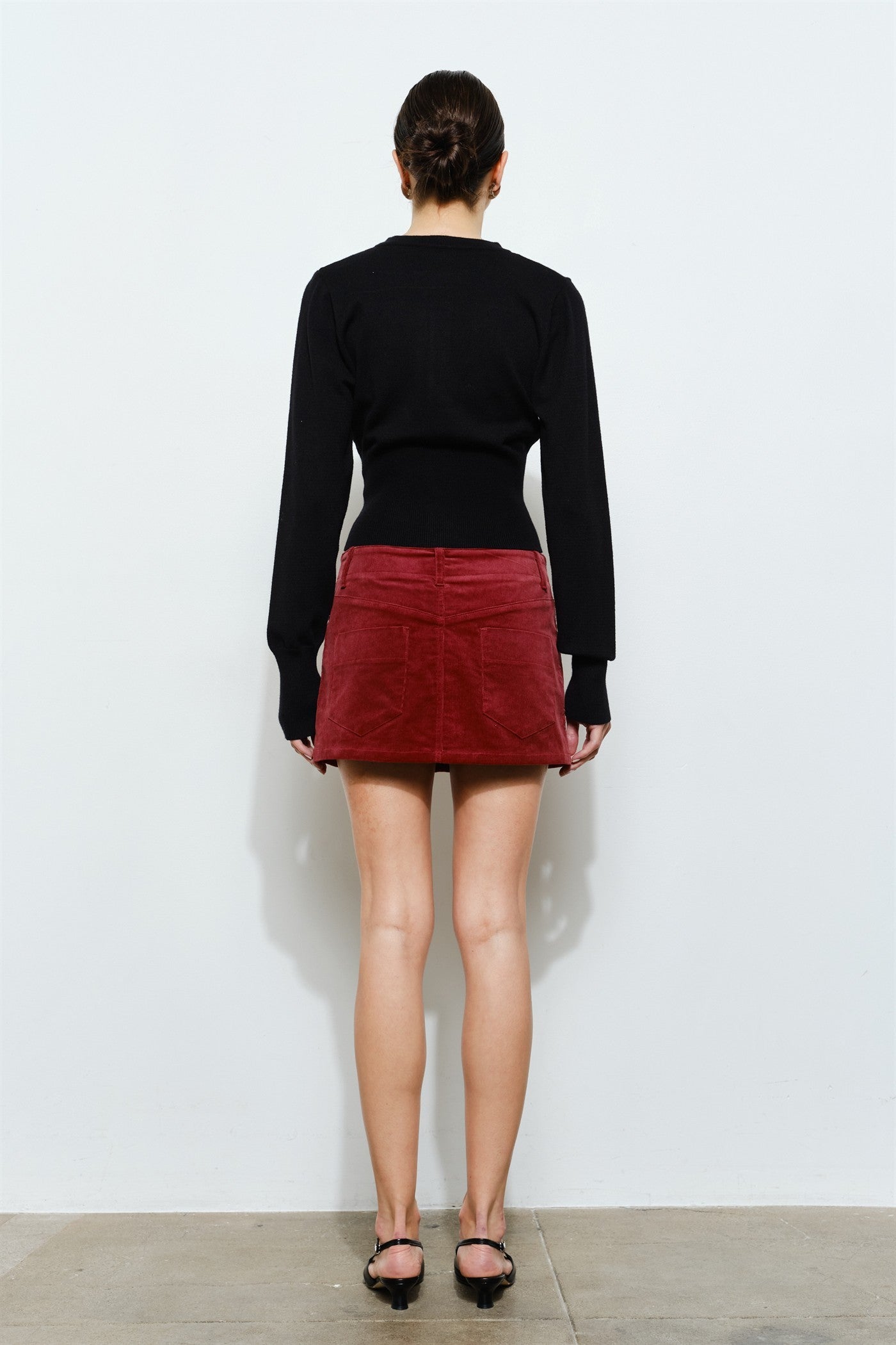 cassandra snap button cardigan