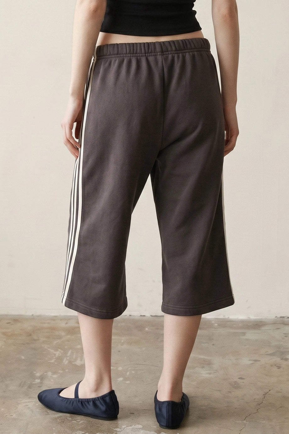track sweatpant capris