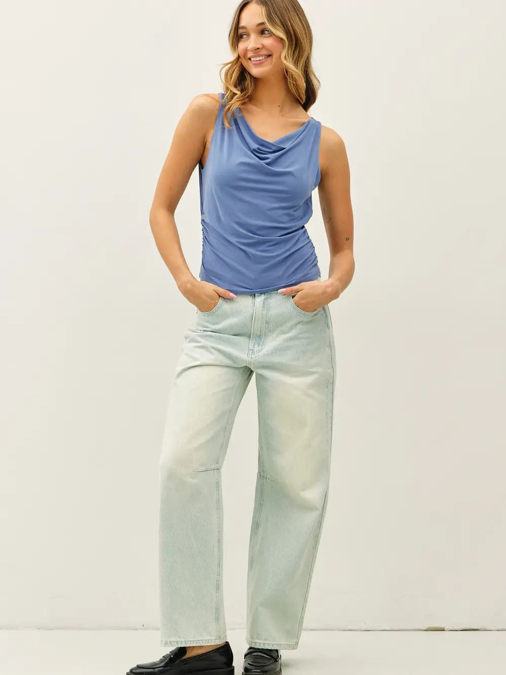 noa cowl neck top