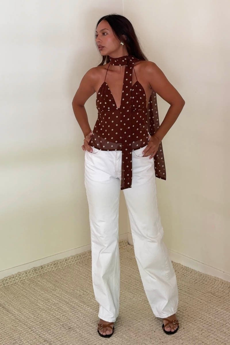 playful dots top