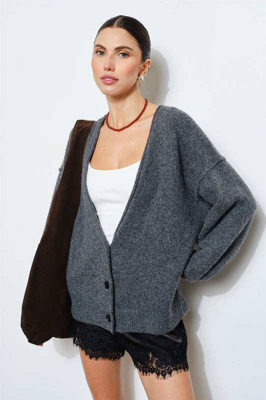 esme cozy oversized cardigan
