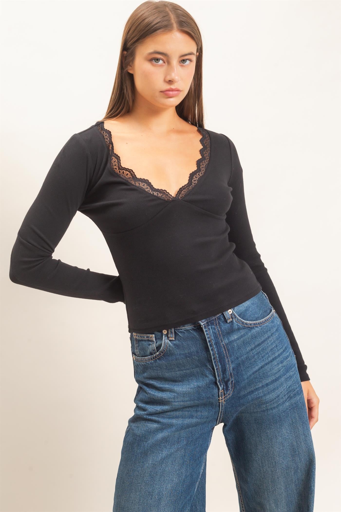 the go to vneck top