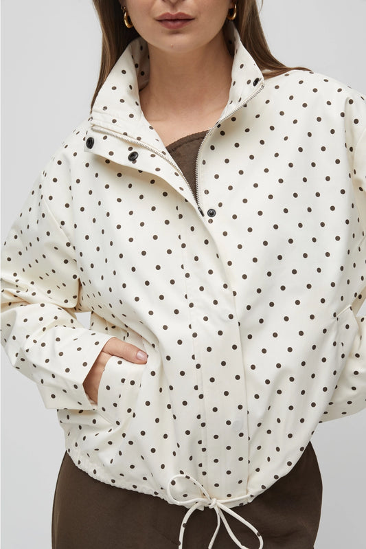 sienna polka dot jacket